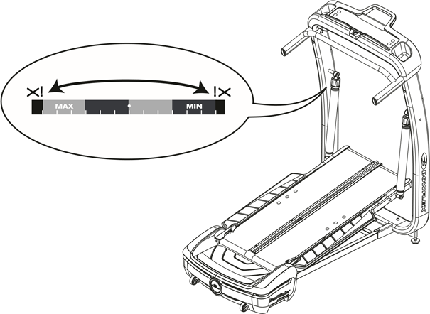 Bowflex - TreadClimber TC10 - Características - Cilindros de ajuste hidráulicos Características - Cilindros de ajuste hidráulicos