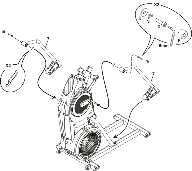 Bowflex - Max Trainer M3 - Montaje - Paso 4 Montaje - Paso 4