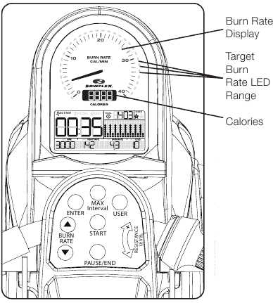 Bowflex - Max Trainer M3 - Características de la consola Características de la consola
