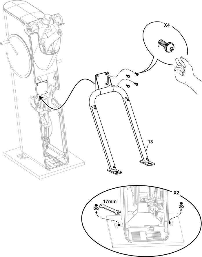 Bowflex - Max Trainer SE - Montaje - Paso 5 Montaje - Paso 5