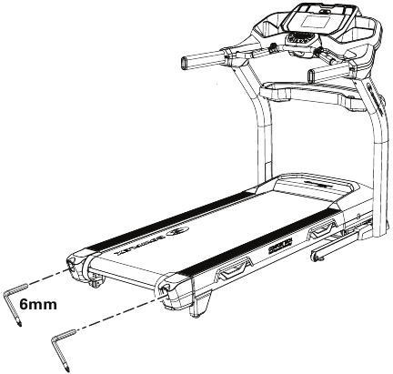 Bowflex - BXT6 - Ajuste de la tensión de la banda Ajuste de la tensión de la banda