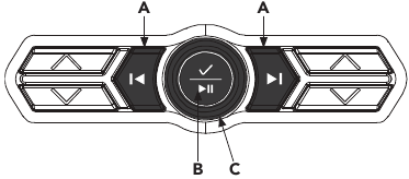 Bowflex - T9 - Controles de audio de la consola Controles de audio de la consola
