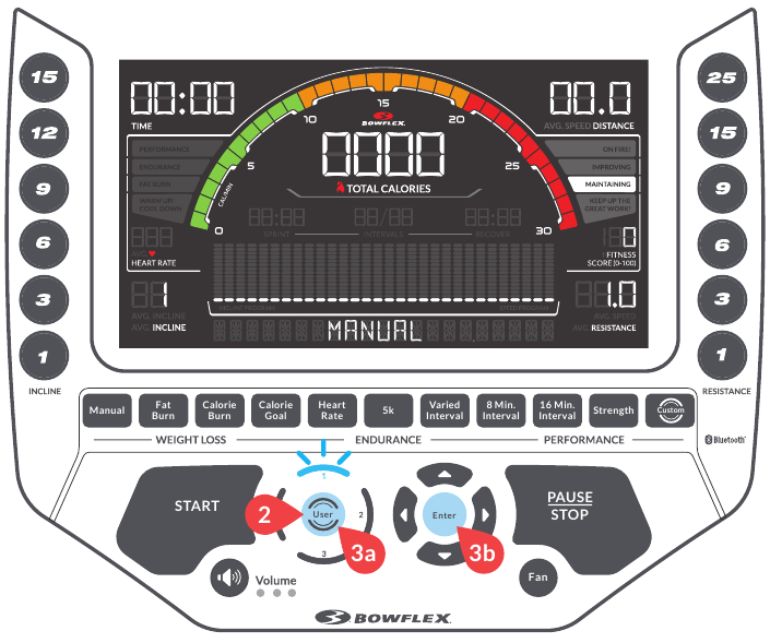 Bowflex - BXE326 - Comience su entrenamiento - Paso 2 Comience su entrenamiento - Paso 2