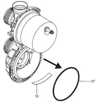 Grundfos - SCALA2 - Retirar la tapa - Paso 3 Retirar la tapa - Paso 3