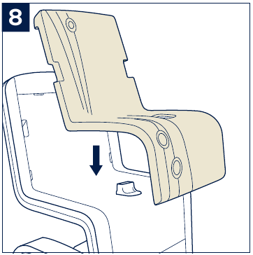 Nuna - ZAAZ - Montaje del cojín del asiento en el asiento - Paso 2 Montaje del cojín del asiento en el asiento - Paso 2