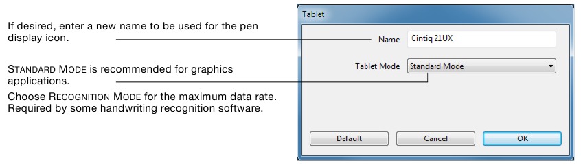 Wacom - Cintiq - CAMBIO DEL MODO DE TABLETA CAMBIO DEL MODO DE TABLETA