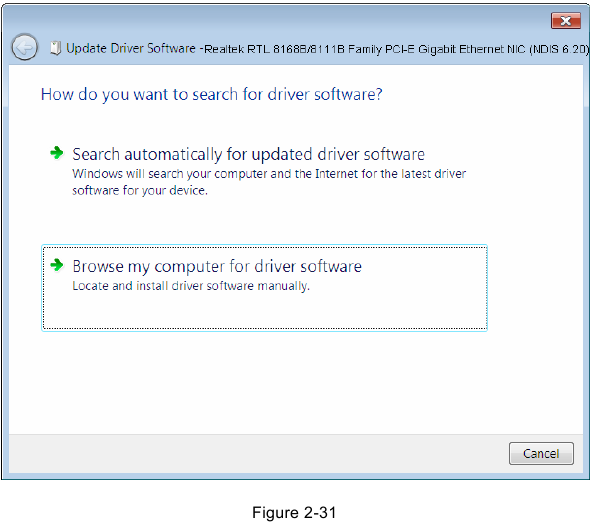 Buscar software de controlador en mi equipo