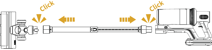Laresar - Elite 3 - Montaje del producto - Instale el tubo de extensión Montaje del producto - Instale el tubo de extensión