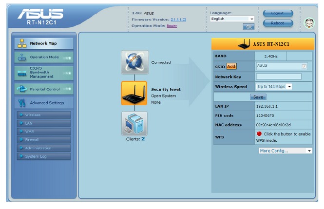 Asus - RT-N12 C1 - Configuración del modo AP - Paso 4 Configuración del modo AP - Paso 4