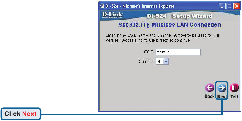 D-Link - DI-524 - Uso del asistente de configuración - Paso 12 Uso del asistente de configuración - Paso 12
