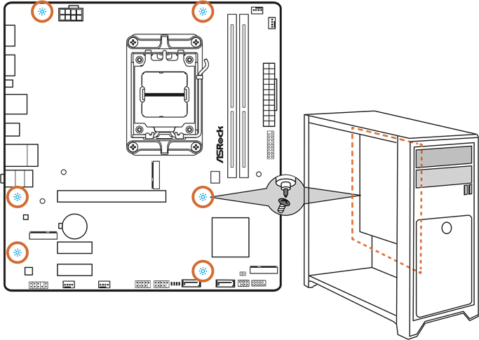 ASROCK - A620M HDV/M.2 - Instalación de la placa base Instalación de la placa base