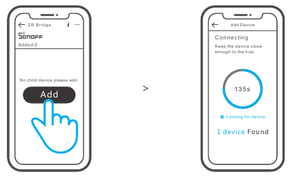 Sonoff - ZBMINI-L - Emparejar con la App eWeLink Emparejar con la App eWeLink