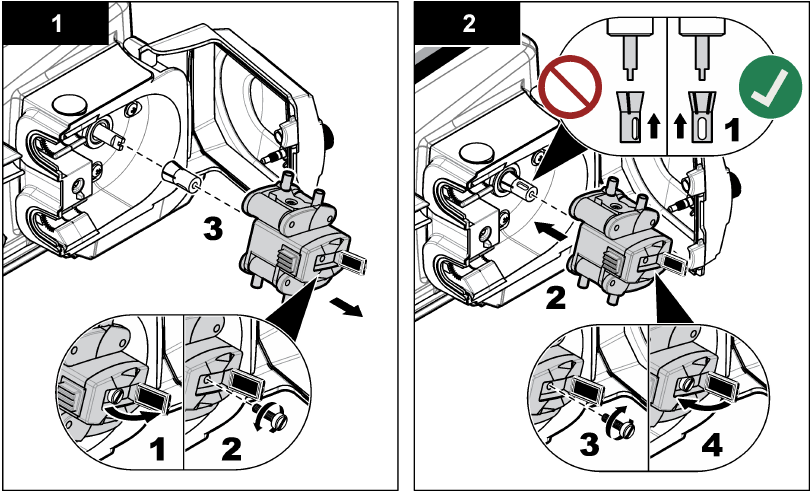 Hach - AS950 - Mantenimiento - Paso 2 - Limpiar el rotor Mantenimiento - Paso 2 - Limpiar el rotor