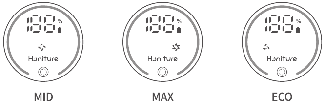 Honiture - X7 - Select Cleaning Mode Seleccione el modo de limpieza