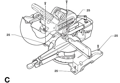 DeWalt - DW717 - Montaje en banco Montaje en banco