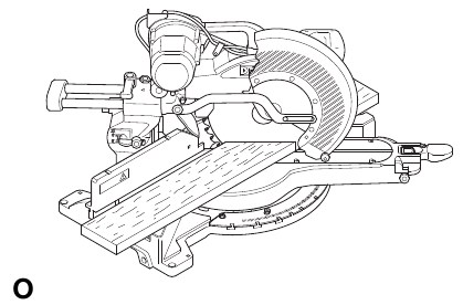 DeWalt - DW717 - Corte transversal de inglete Corte transversal de inglete