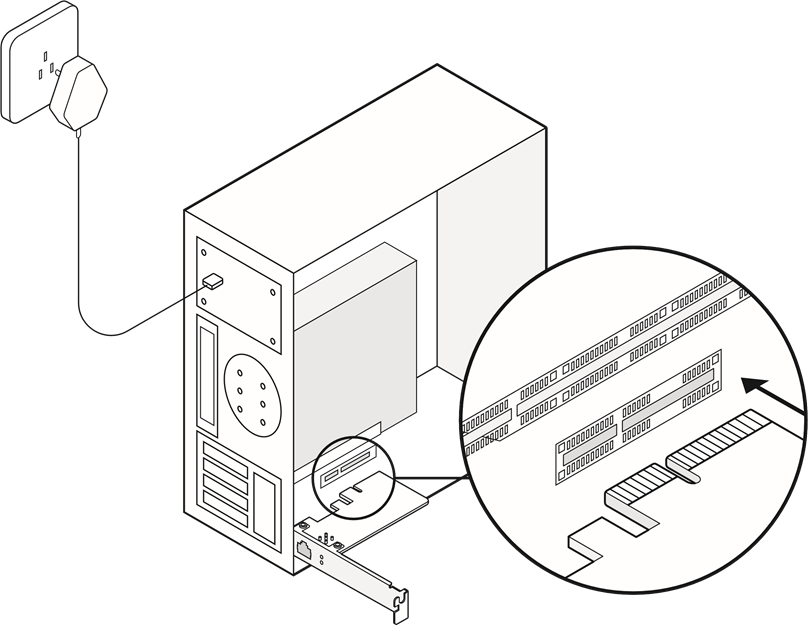 TP-Link - TX401 - Conexión del hardware - Paso 2 Conexión del hardware - Paso 2