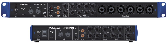 PreSonus - Studio 1810c - Conexiones del panel trasero - Parte 1 Conexiones del panel trasero - Parte 1