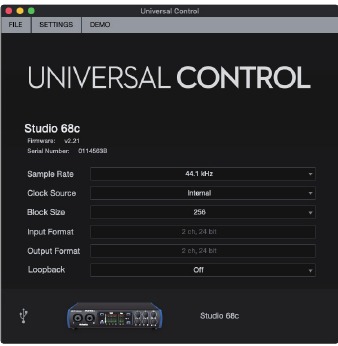 PreSonus - Studio 68c - Installation for Windows - Universal Control (Windows) Installation for Windows - Universal Control (Windows)
