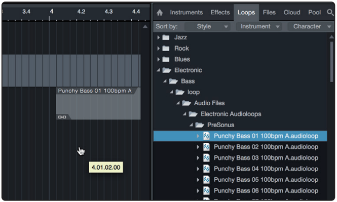 PreSonus - Studio 24c - Adding Virtual Instruments and Effects - Step 3 Adición de instrumentos virtuales y efectos - Paso 3