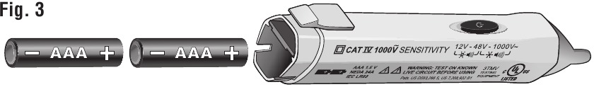 Klein Tools - NCVT-2 - MANTENIMIENTO - Reemplazo de la batería - Paso 2 MANTENIMIENTO - Reemplazo de la batería - Paso 2