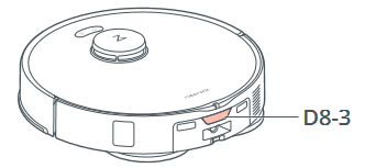 Roborock - Qrevo Edge - Mantenimiento rutinario - Sensores del robot - Paso 2 Mantenimiento rutinario - Sensores del robot - Paso 2