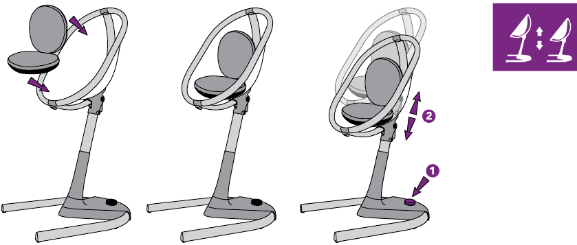 Mima - moon - CONFIGURACIÓN DE LA SILLA JÚNIOR - Paso 3 CONFIGURACIÓN DE LA SILLA JÚNIOR - Paso 3
