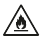 Advertencia contra daños por incendio.