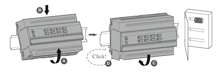 hager - TYMS616D - Instalación del dispositivo Instalación del dispositivo