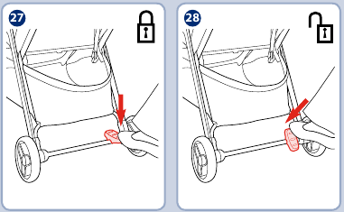 Graco - MYAVO - Uso - Paso 4 - Freno Uso - Paso 4 - Freno