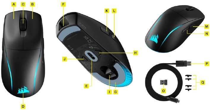 Corsair - M75 WIRELESS - CONOZCA SU PRODUCTO CONOZCA SU PRODUCTO