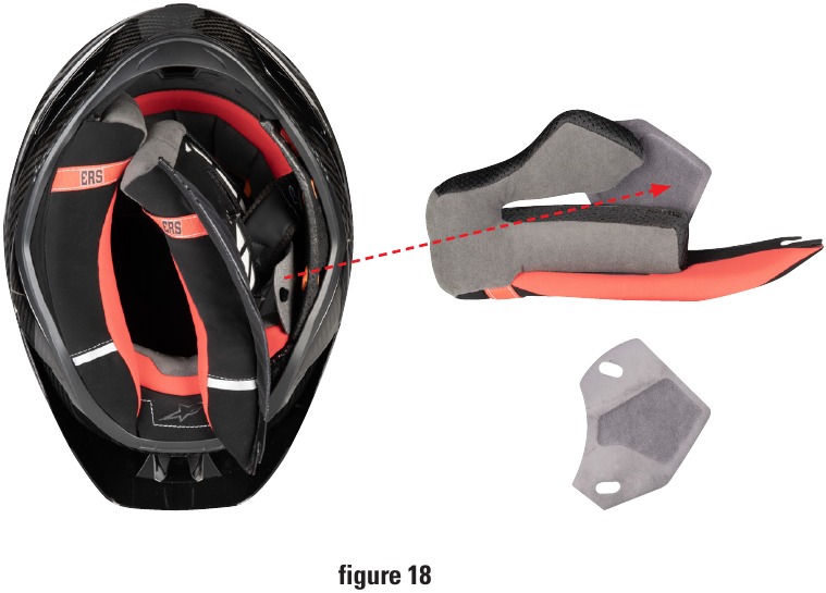 Alpinestars - SUPERTECH R10 - Extracción y sustitución de las almohadillas para los oídos Extracción y sustitución de las almohadillas para los oídos