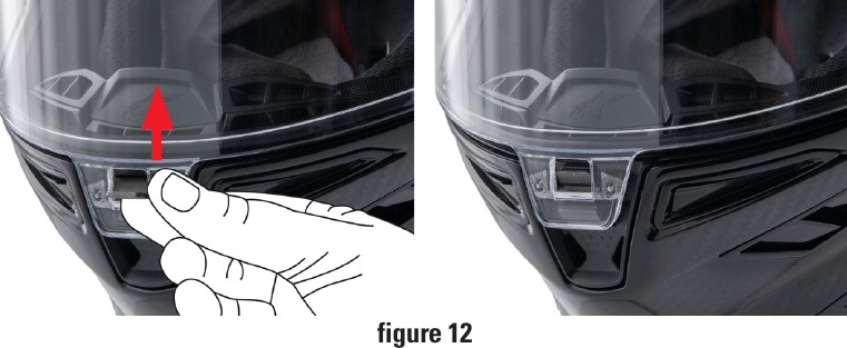 Alpinestars - SUPERTECH R10 - Bloqueo de la pantalla Bloqueo de la pantalla