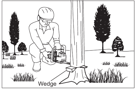 Milwaukee - M18 FUEL 2727-20 - Tala de árboles - Paso 3 Tala de árboles - Paso 3