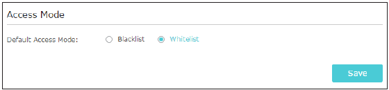 TP-Link - RE650 - Adding a specific device to the whitelist - Step 1 Añadir un dispositivo específico a la lista blanca - Paso 1
