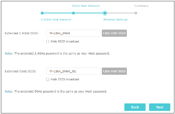 TP-Link - RE650 - Conectarse a la red host a través de un navegador web - Paso 4 Conectarse a la red host a través de un navegador web - Paso 4