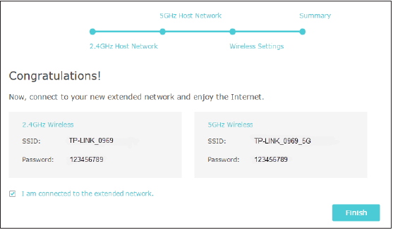 TP-Link - RE650 - Conectarse a la red host a través de un navegador web - Paso 6 Conectarse a la red host a través de un navegador web - Paso 6