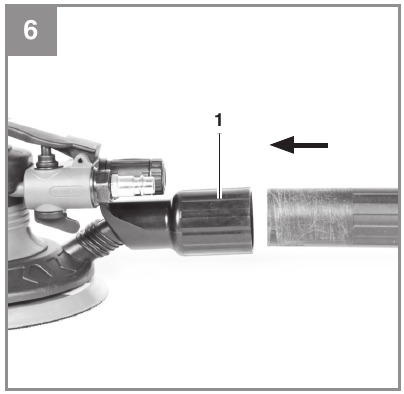EINHELL - TC-PE 150 - Antes de comenzar - Montaje del adaptador de aspiración de polvo Antes de comenzar - Montaje del adaptador de aspiración de polvo