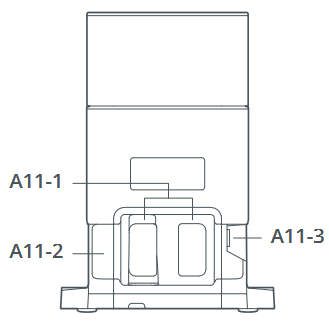 Roborock - Q7 Max+ - Almacenamiento del cable de alimentación Almacenamiento del cable de alimentación
