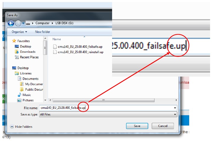 Software downloads procedure - Step 5 Software downloads procedure - Step 5