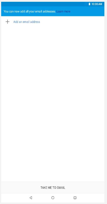 Captura de pantalla de Gmail