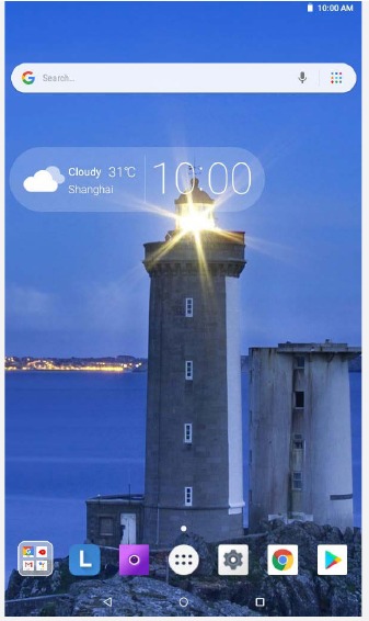 Pantalla de inicio