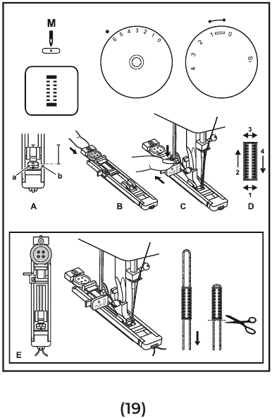 ALFA - UNIQUE - Coser ojales de 1 paso Coser ojales de 1 paso