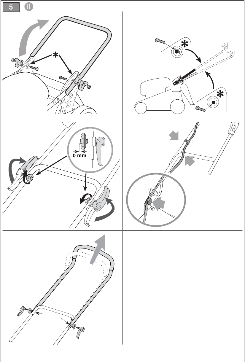 Mountfield - SP185 Li Kit - MONTAJE DEL MANILLAR - Paso 2 MONTAJE DEL MANILLAR - Paso 2