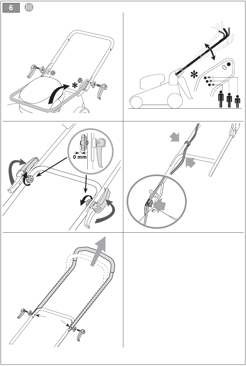 Mountfield - SP185 Li Kit - MONTAJE DEL MANILLAR - Paso 3 MONTAJE DEL MANILLAR - Paso 3