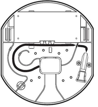 Humminbird - HELIX - Ruta del cable de conexión del transductor Ruta del cable de conexión del transductor