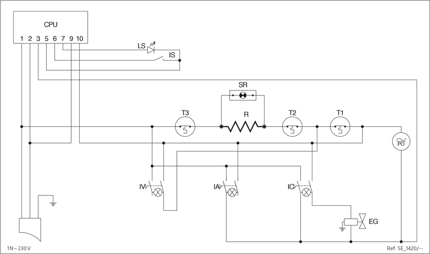Rancilio - Silvia - Diagrama eléctrico - Silvia E Diagrama eléctrico - Silvia E