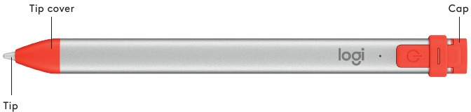 Logitech - CRAYON - Descripción general del dispositivo Descripción general del dispositivo