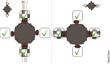 GRUNDFOS - ALPHA1 GO - Cambio de la posición del cabezal de la bomba - Paso 2 Cambio de la posición del cabezal de la bomba - Paso 2