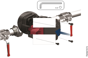 GRUNDFOS - ALPHA1 GO - Cambio de la posición del cabezal de la bomba - Paso 2 Cambio de la posición del cabezal de la bomba - Paso 2